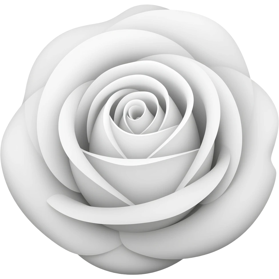 white rose emoji