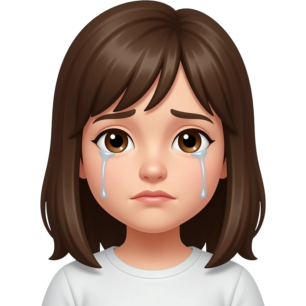девушка плачет emoji