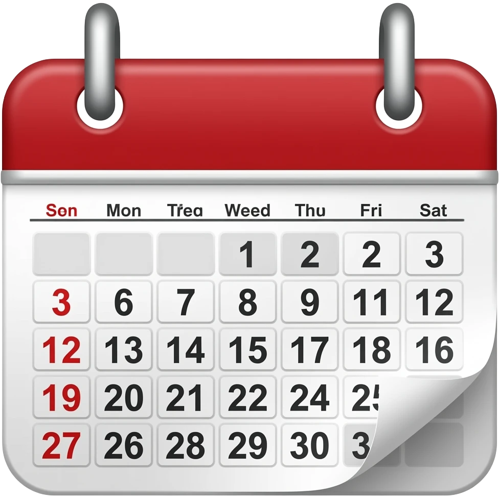 CALENDAR emoji