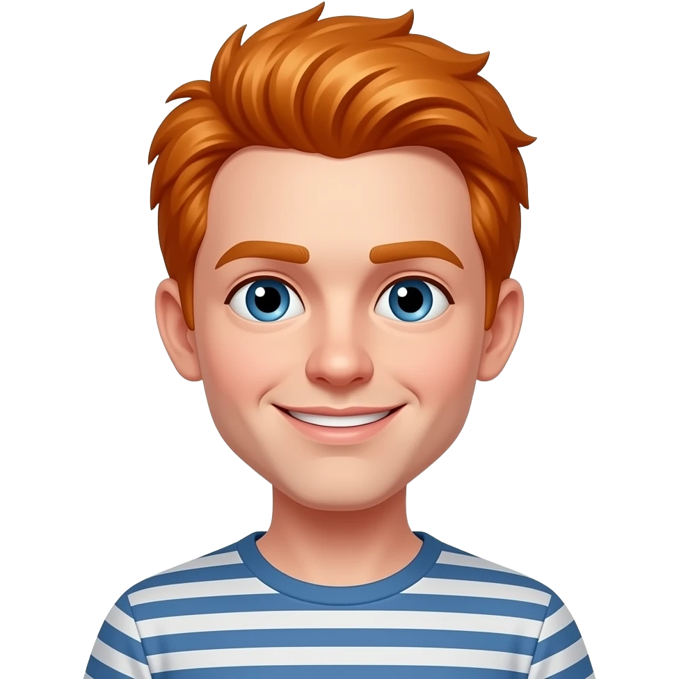 Create high-quality glossy emojis with a vibrant modern style.Make the emojis look premium, shiny, and eye-catching with bright highlights, smooth gradients, soft reflections, and glowing details. Ginger emoji emoji