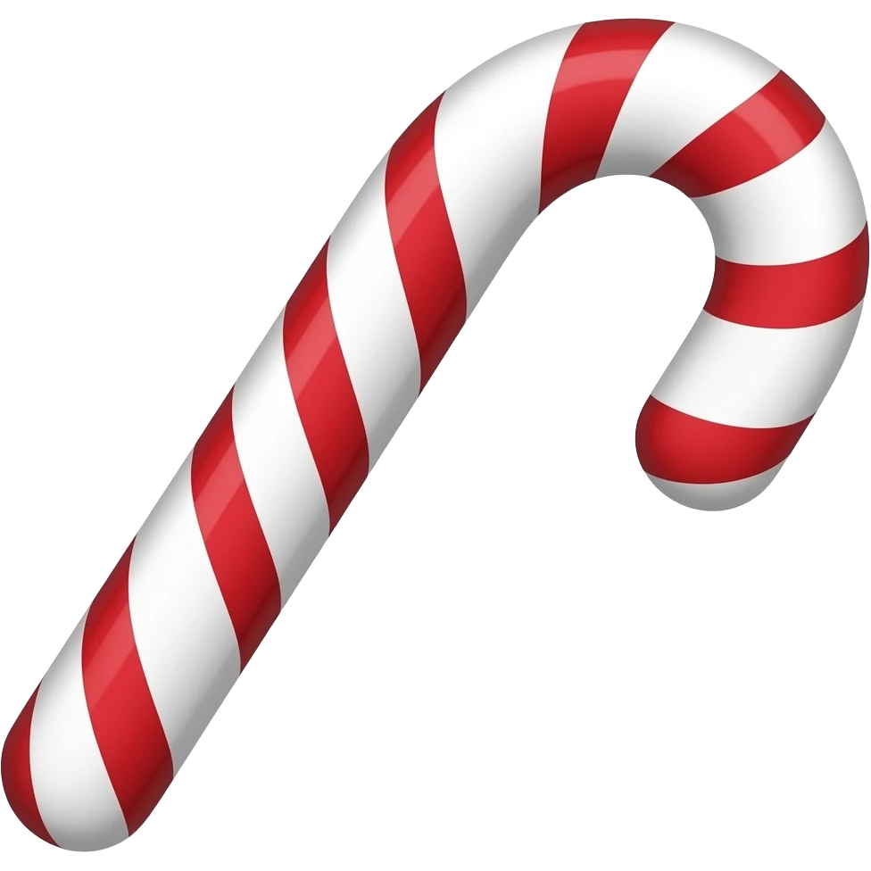 christmas candy cane emoji