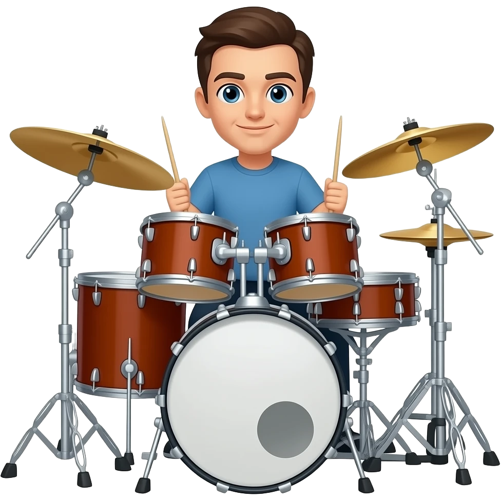 Drumming emoji