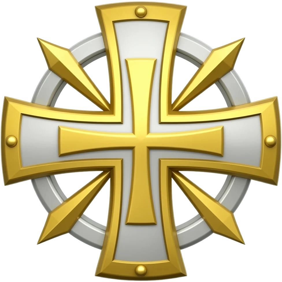 Sun templar cross emoji