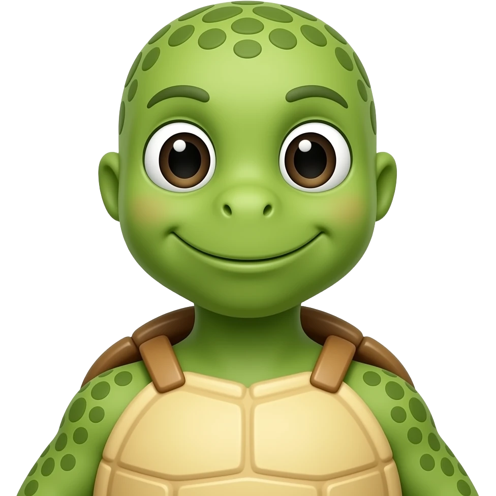 Turtle man emoji