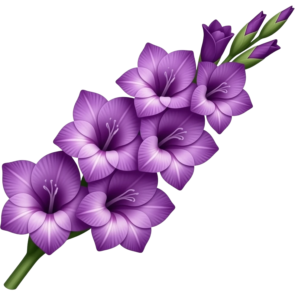 Tall Purple gladiolus emoji