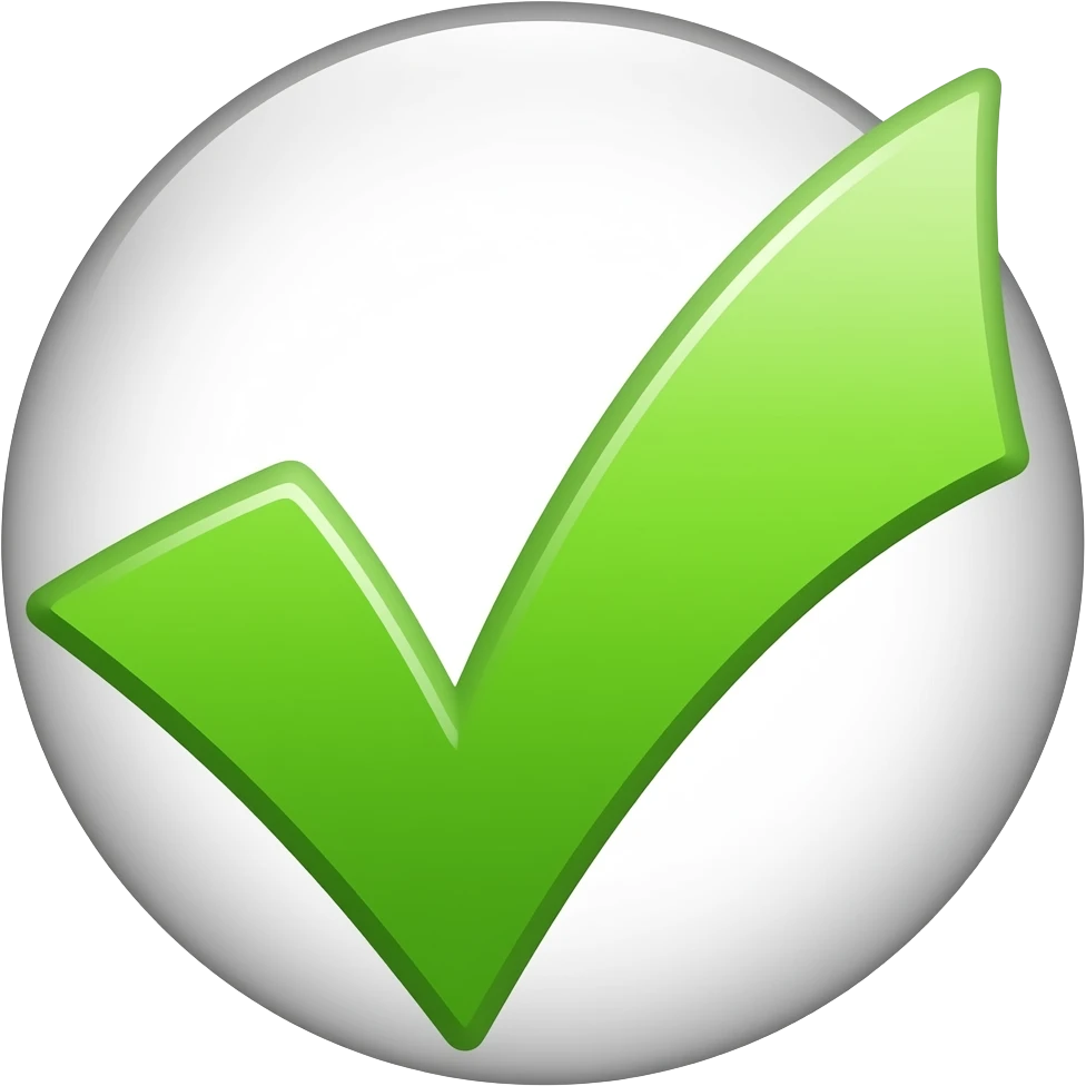 tick verde emoji