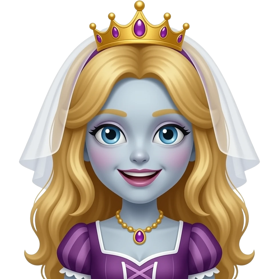 Bir tane prensesi zombi ısırsın emoji