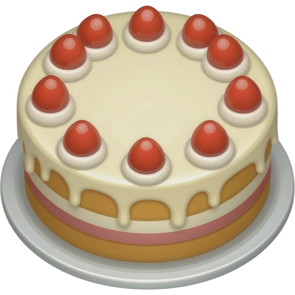 cake top view emoji