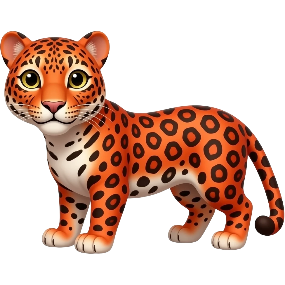Kırmızı leopar emoji