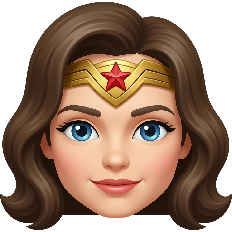 Wonder Woman tiara emoji