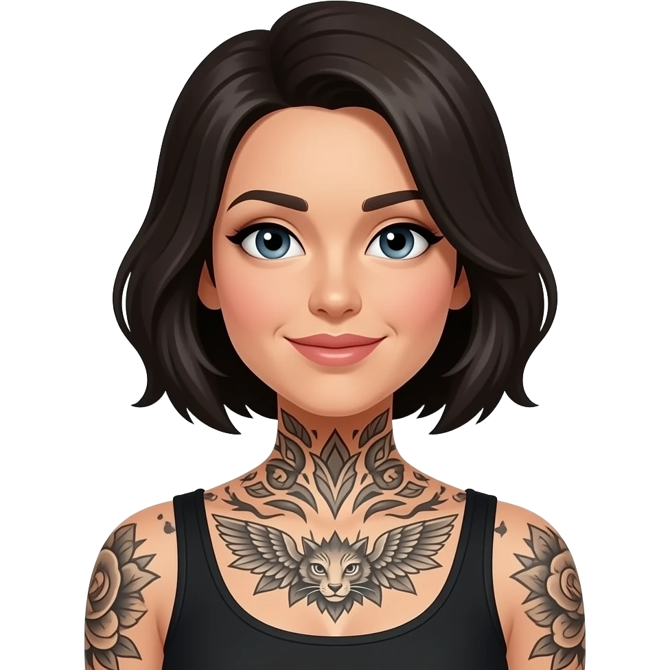 tattoo women emoji