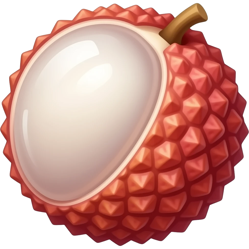 lychee emoji