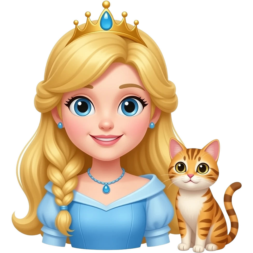 👸🏼🩵🐈 emoji