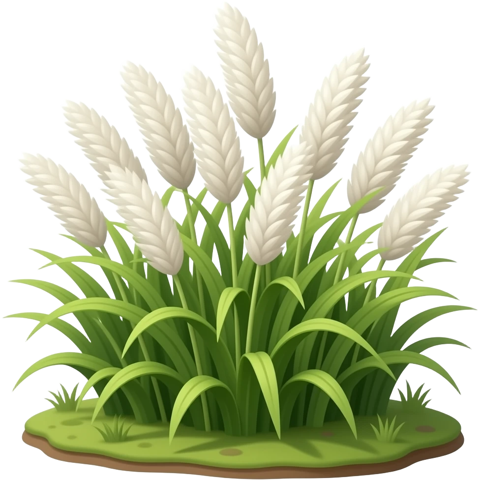 Silver grass emoji