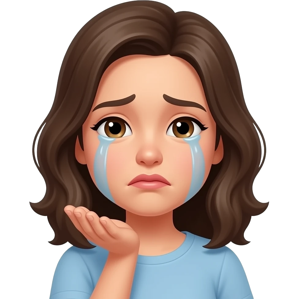 😭😗 emoji