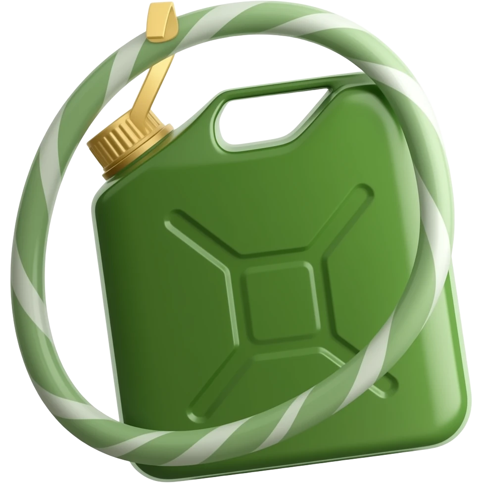 leaned jerry can green  hose emoji
