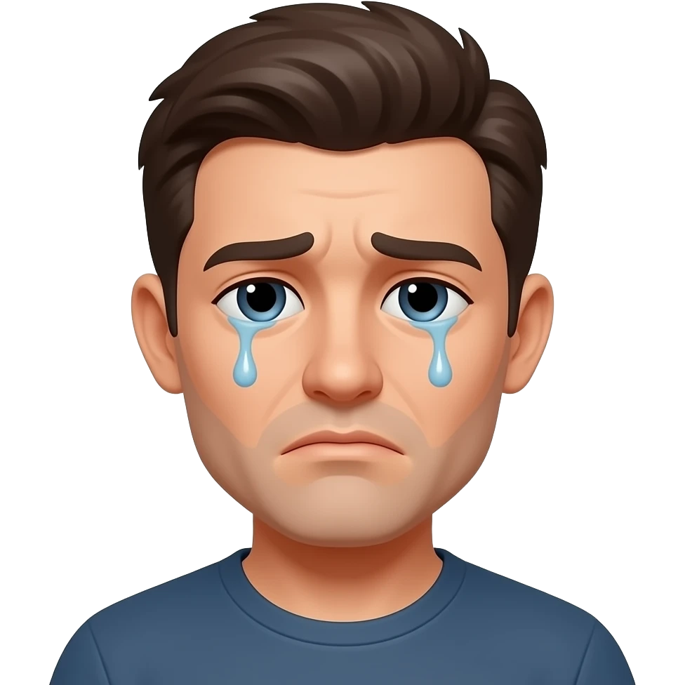 Dead tired emoji