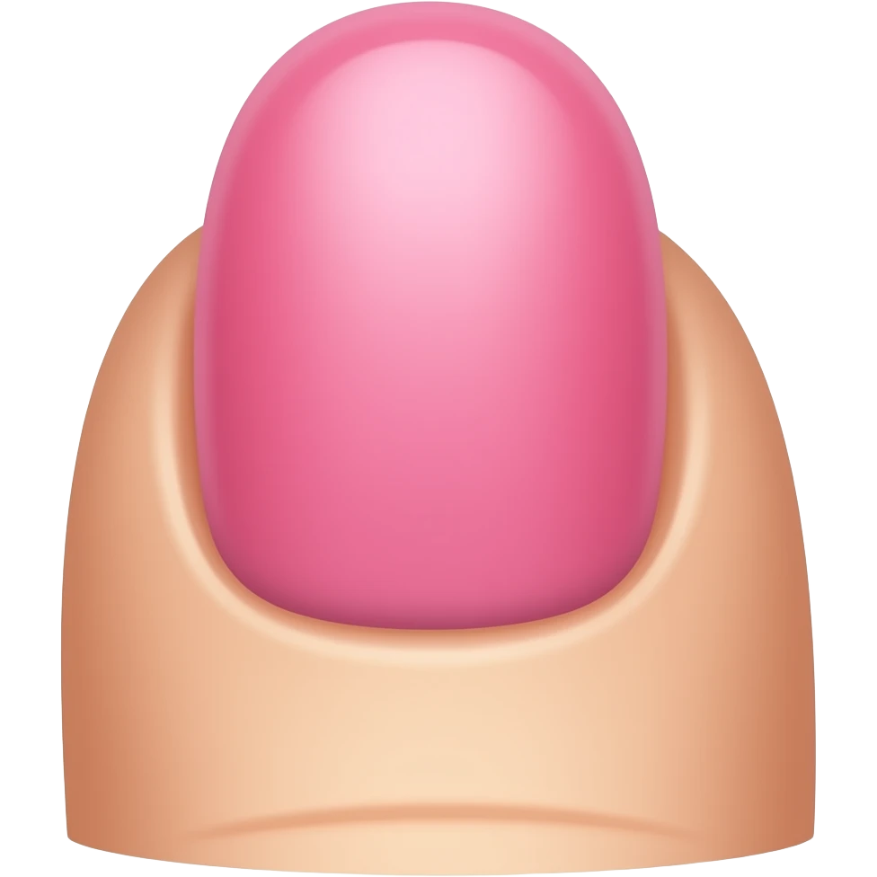 Dedo de el medio con uña rosa emoji