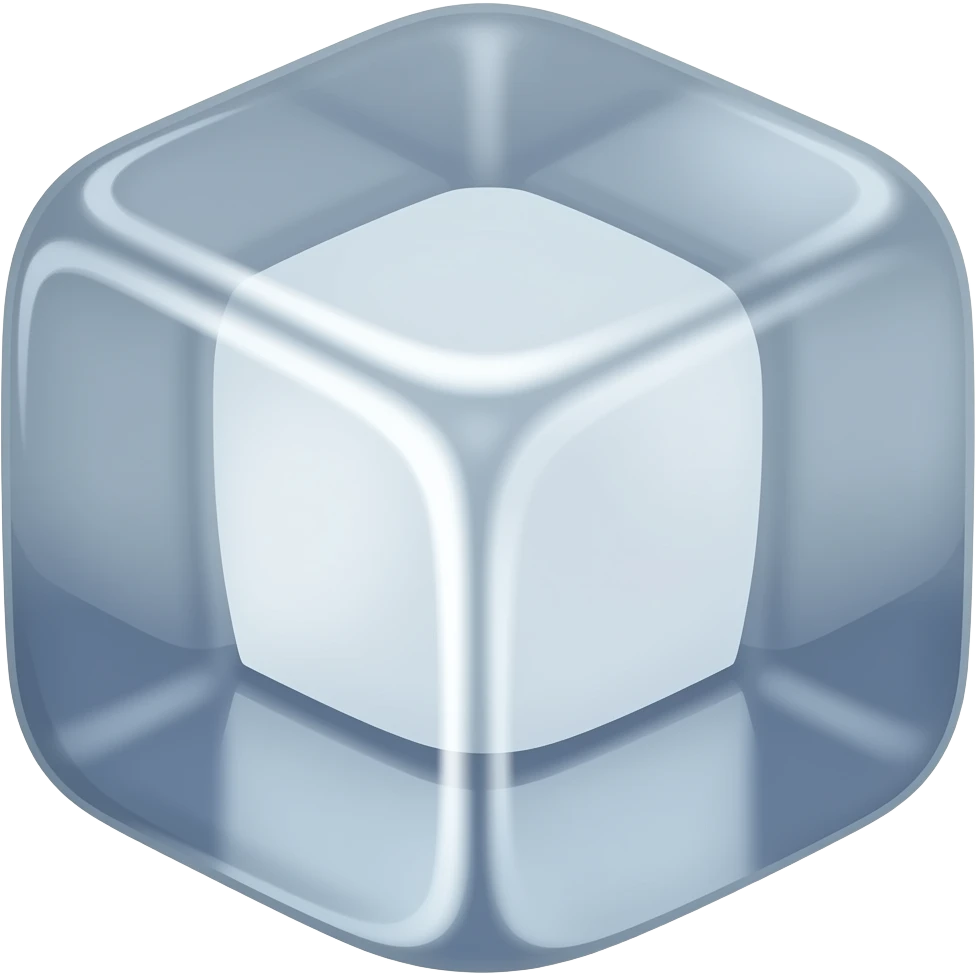 Ice cube emoji