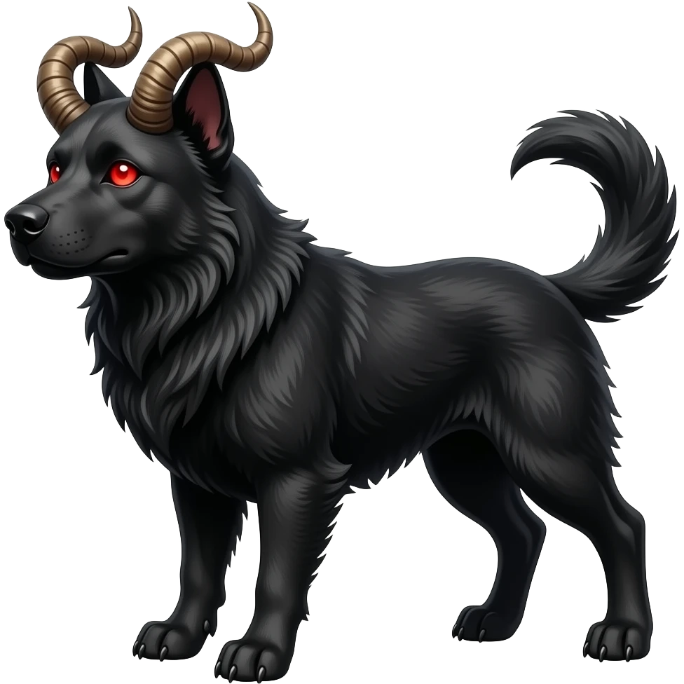 demon dog emoji