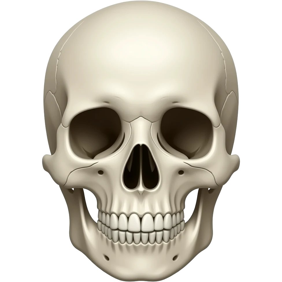 skeleton face\ emoji