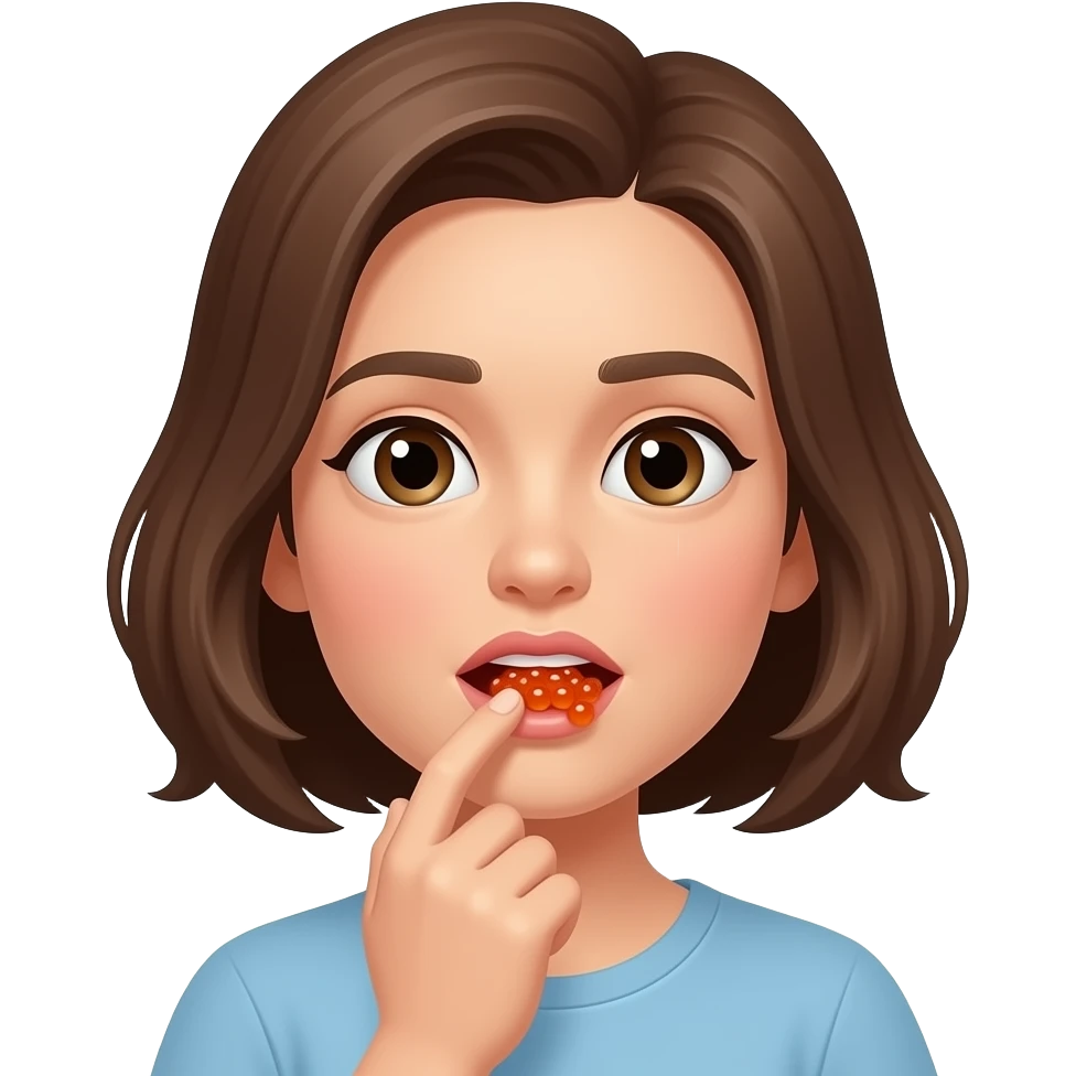smelling bad Salmon roe emoji