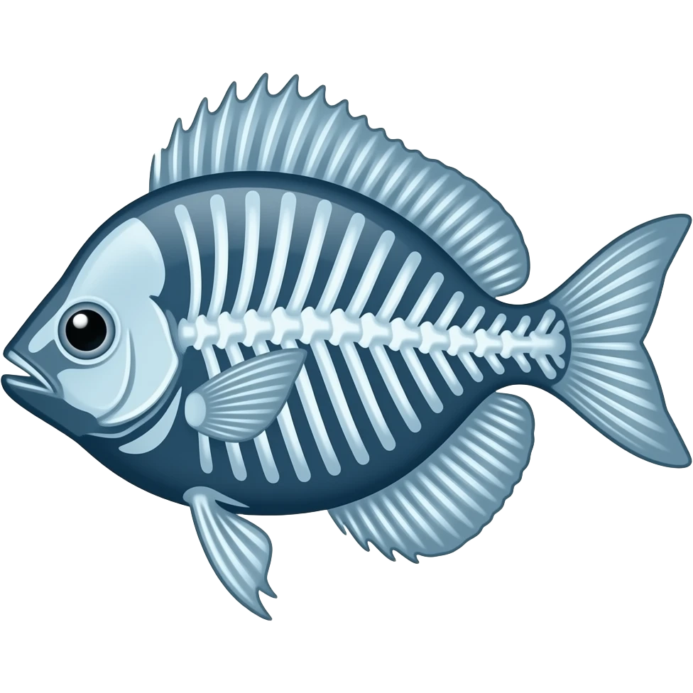 X-Ray  fish emoji