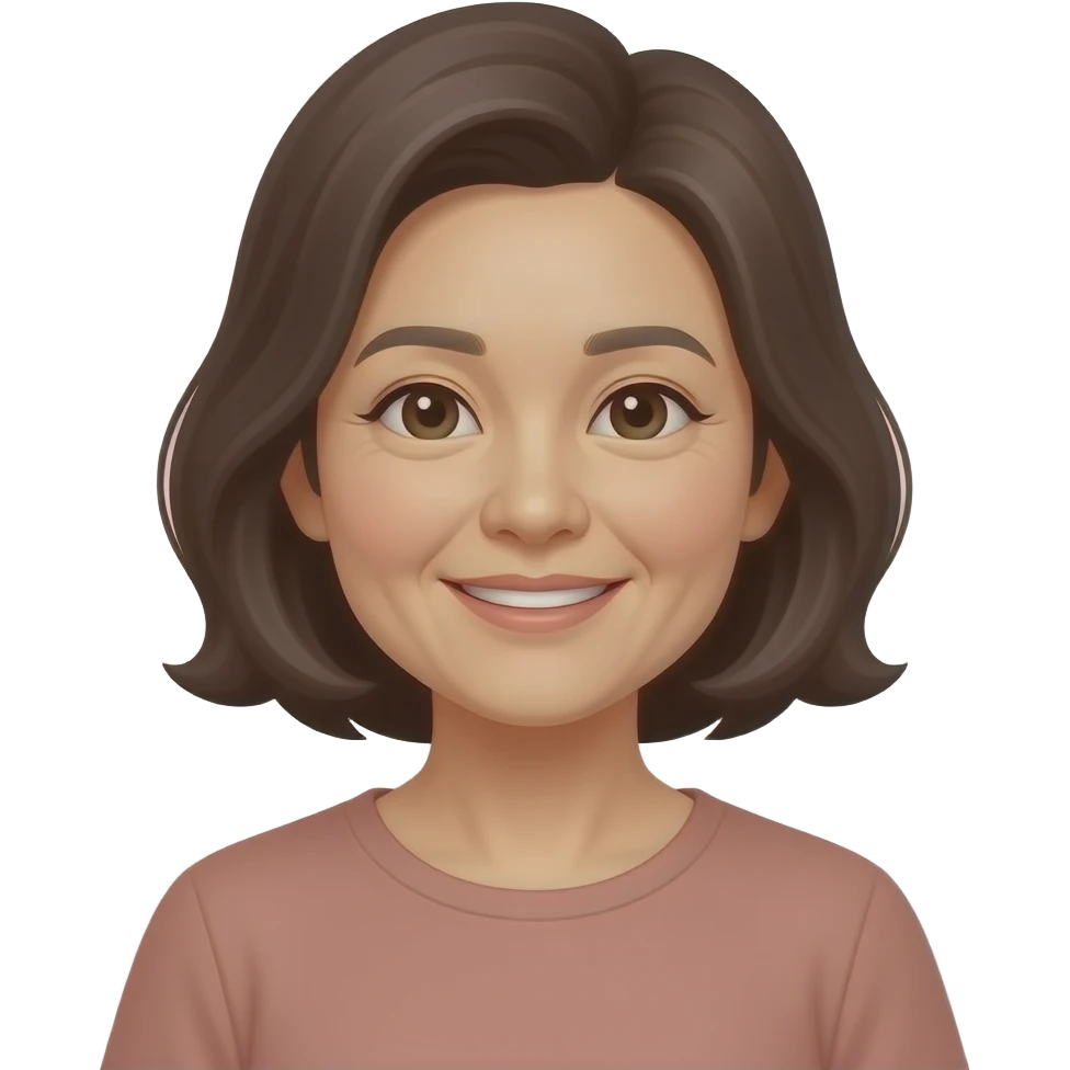 한국인, 중년의 여성, 기분 좋은, 오케이 emoji