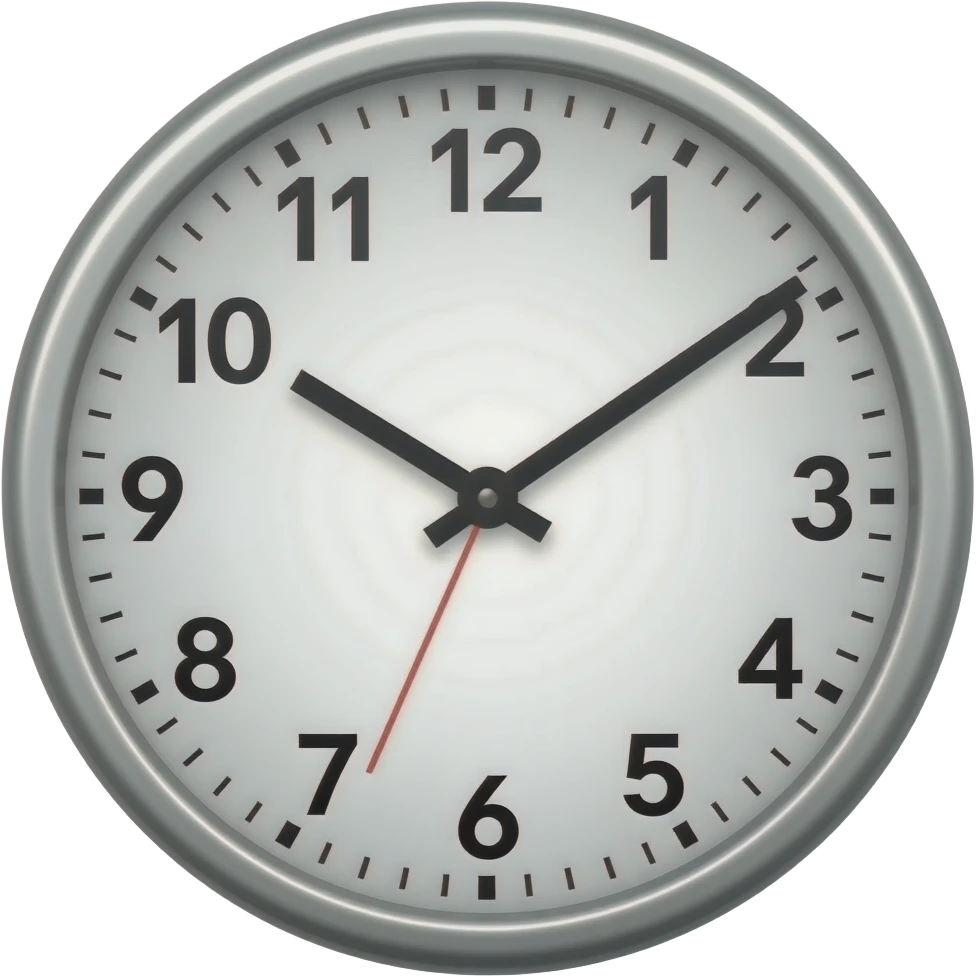 reloj 11 am emoji