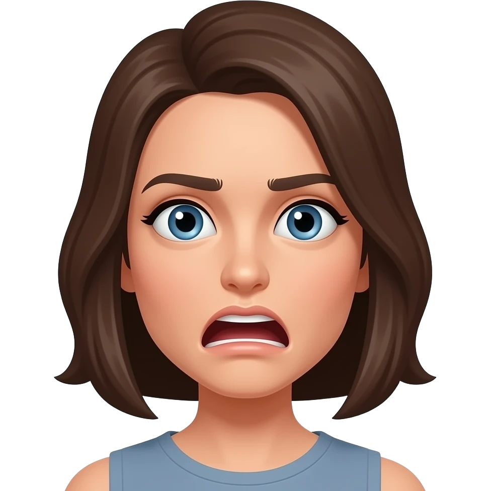 mind boggling woman emoji