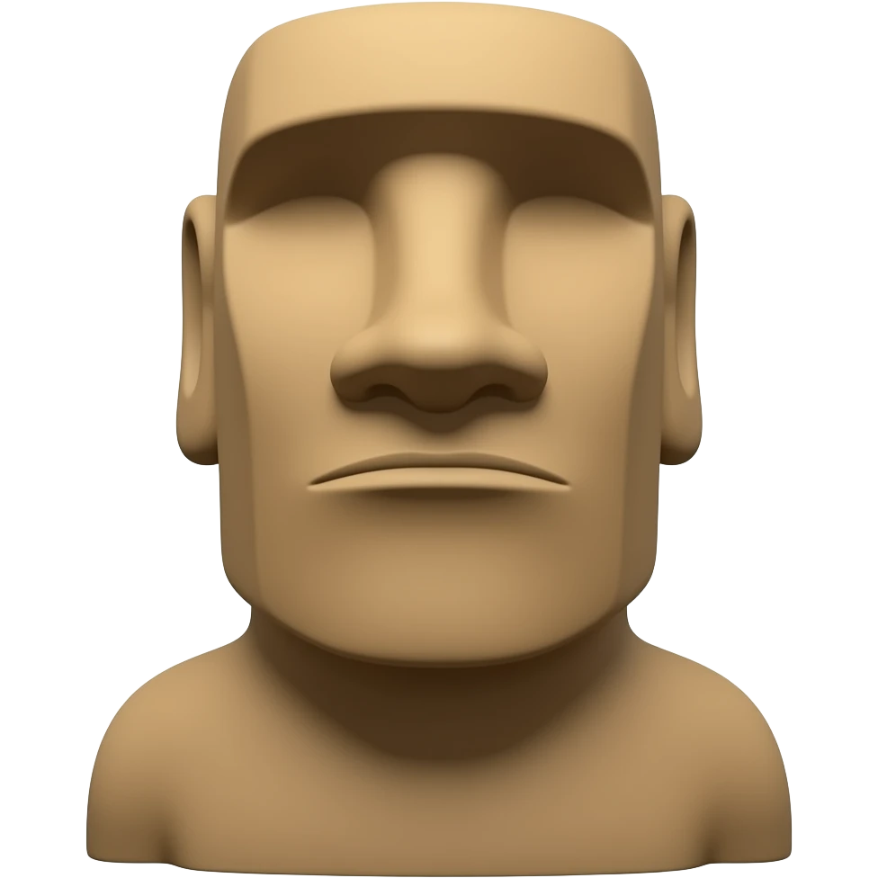Moai emoji