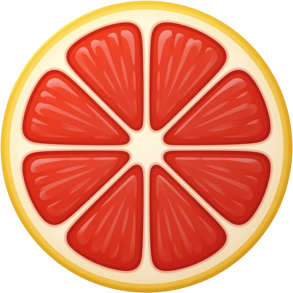 grapefruit emoji
