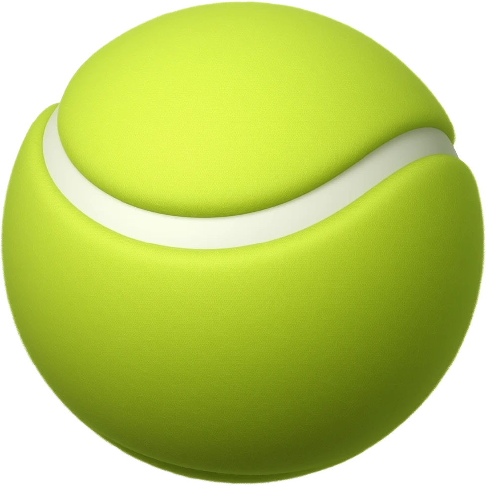 Tennis ball emoji