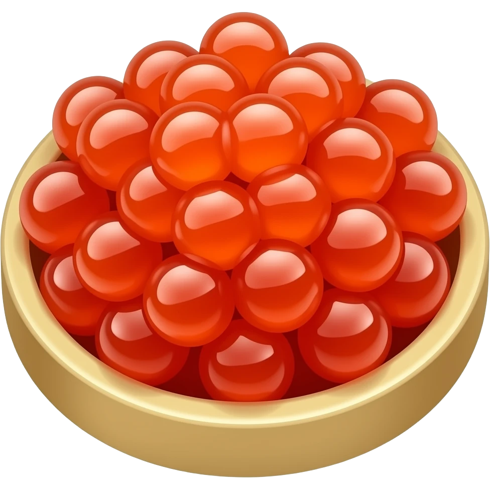 Только красная икра без каких либо емкостей и хлеба emoji