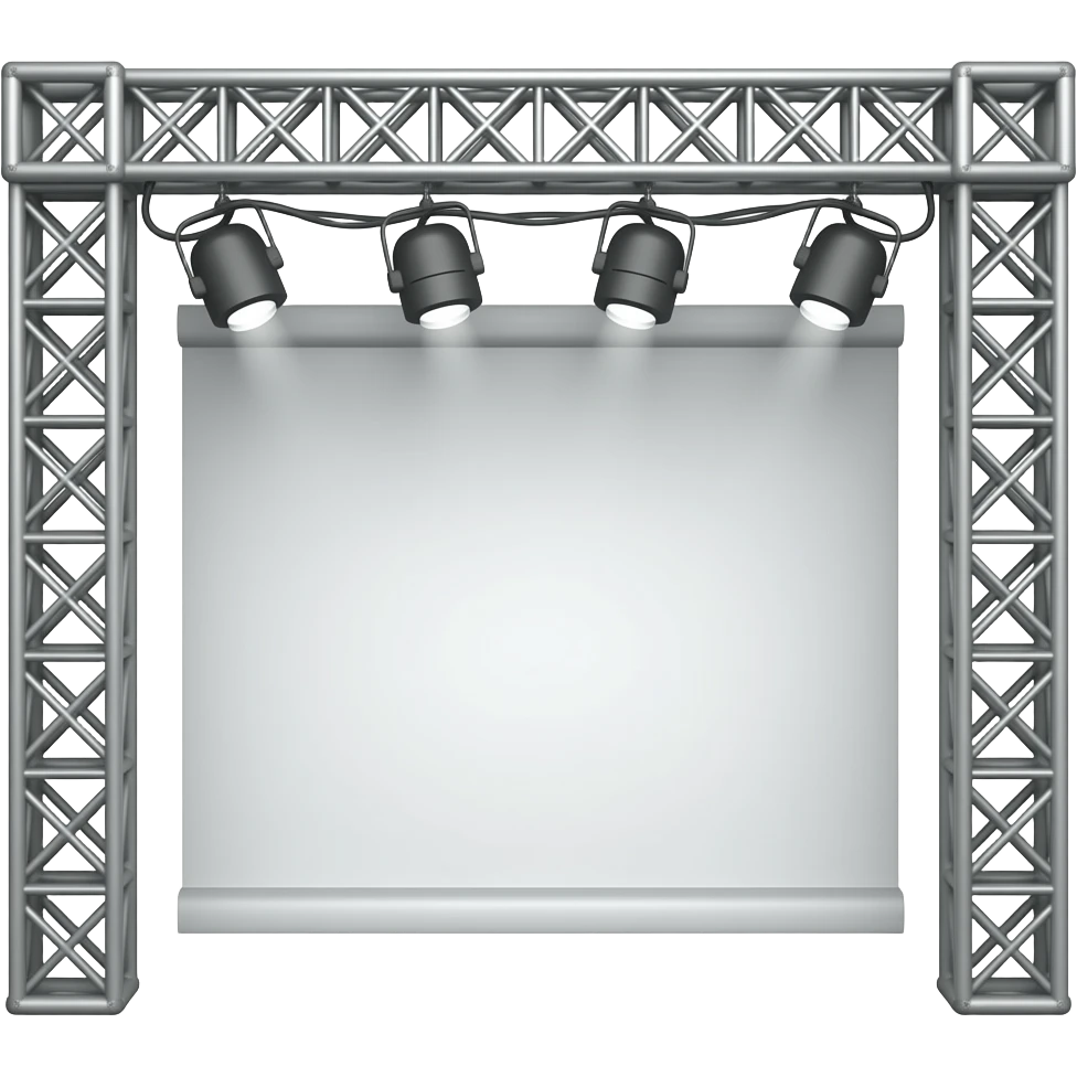 Stage Metal Truss Frames, colum, light emoji