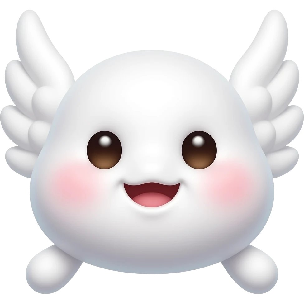 통통하고 귀여운  날개 emoji