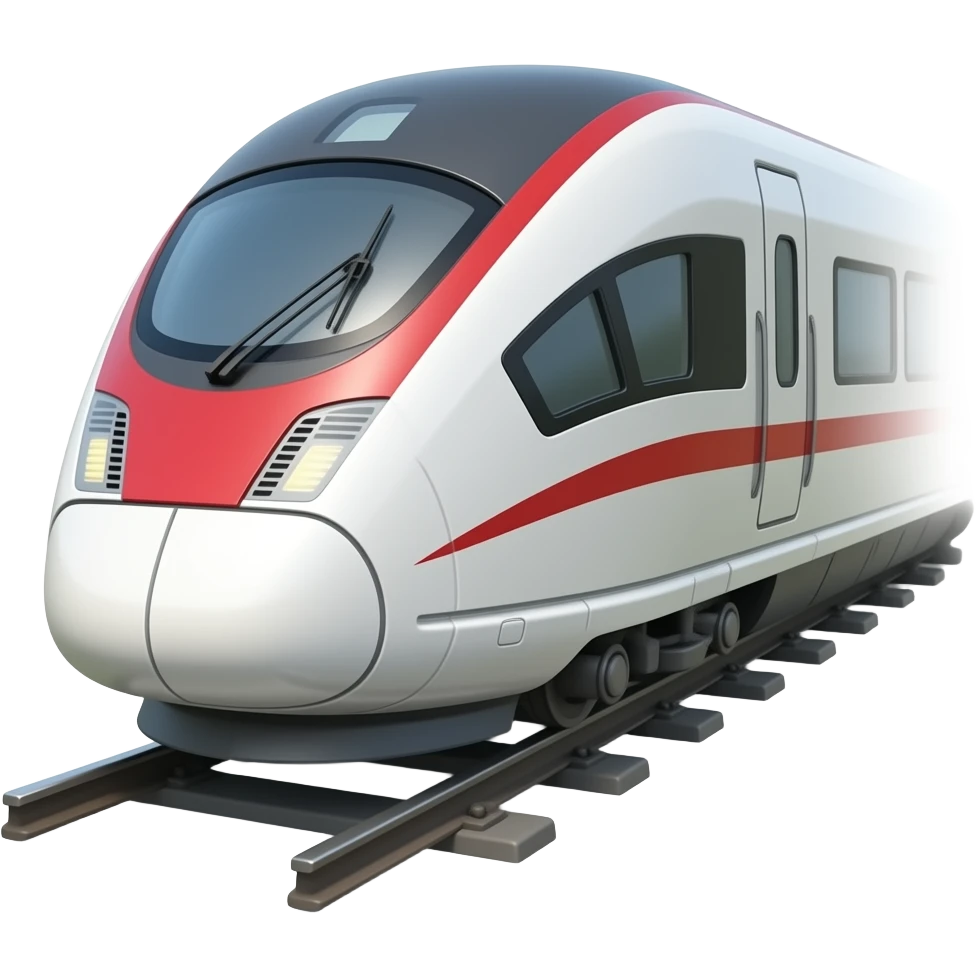 High speed train emoji