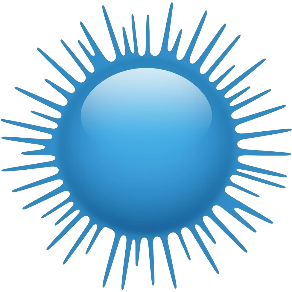 blue splatter emoji