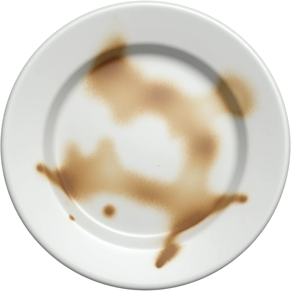 dirty plate emoji