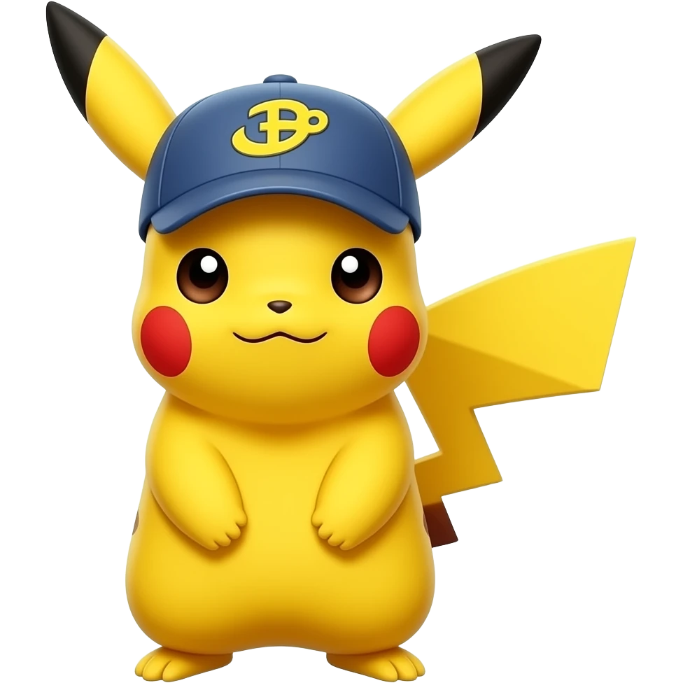 Pikachu cap emoji