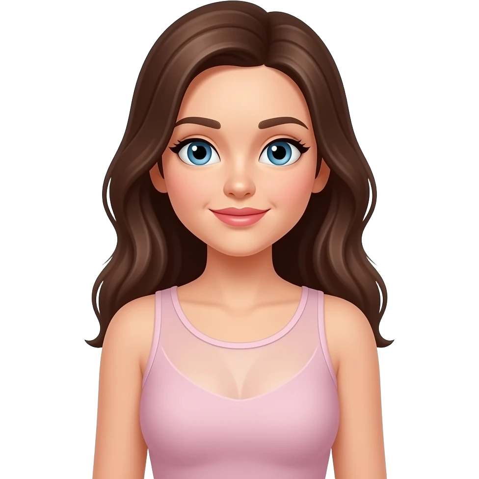 Girl with no bra breatfeeling emoji