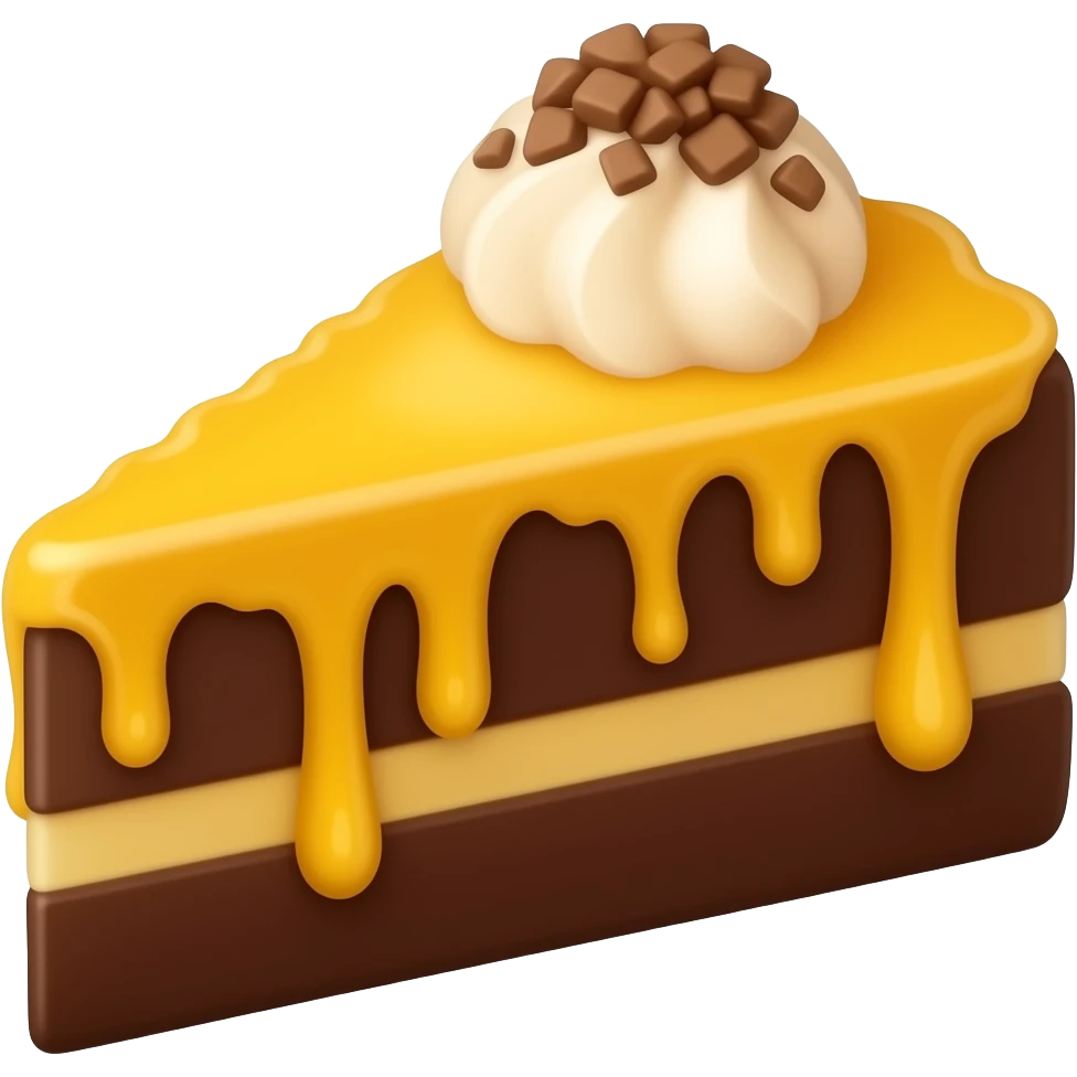 cake with curry emoji