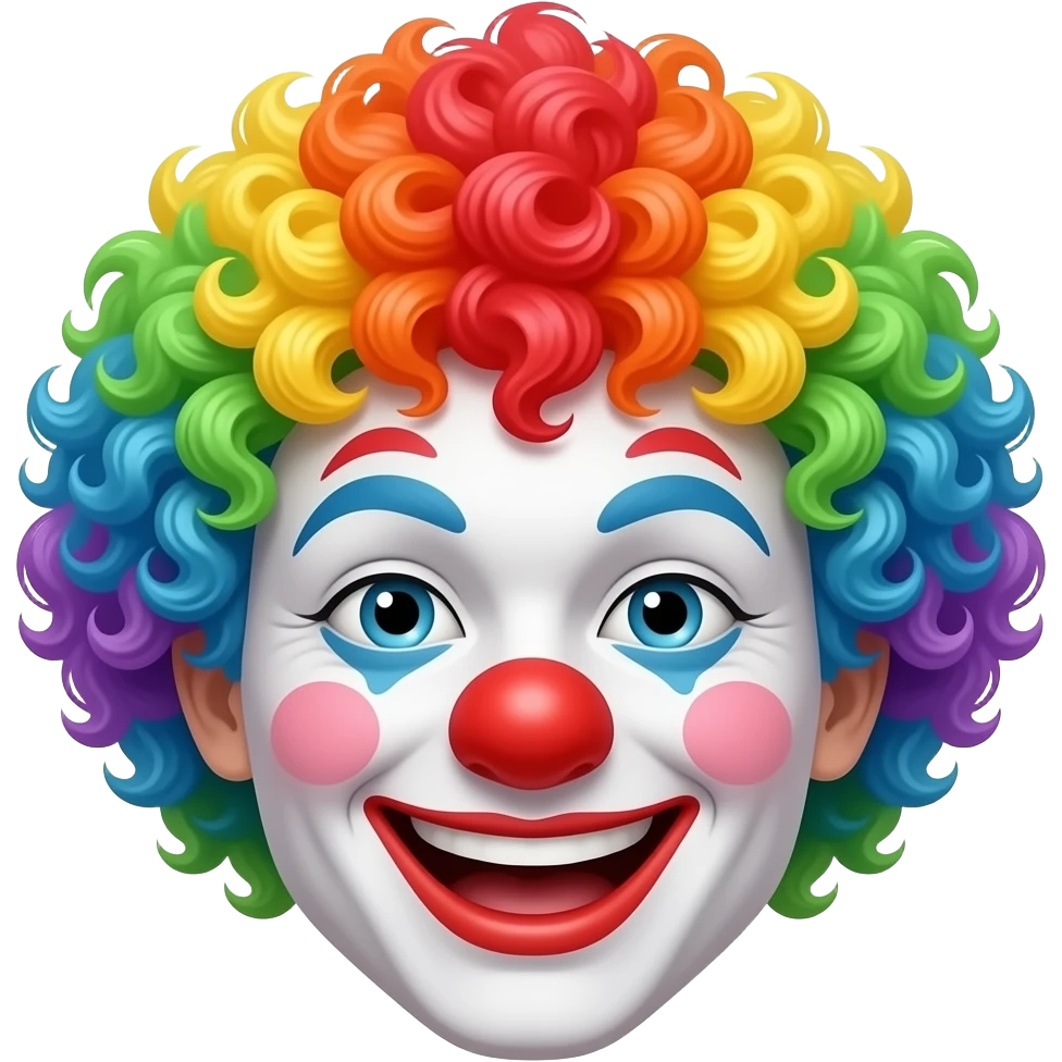 The Party Clown face emoji
