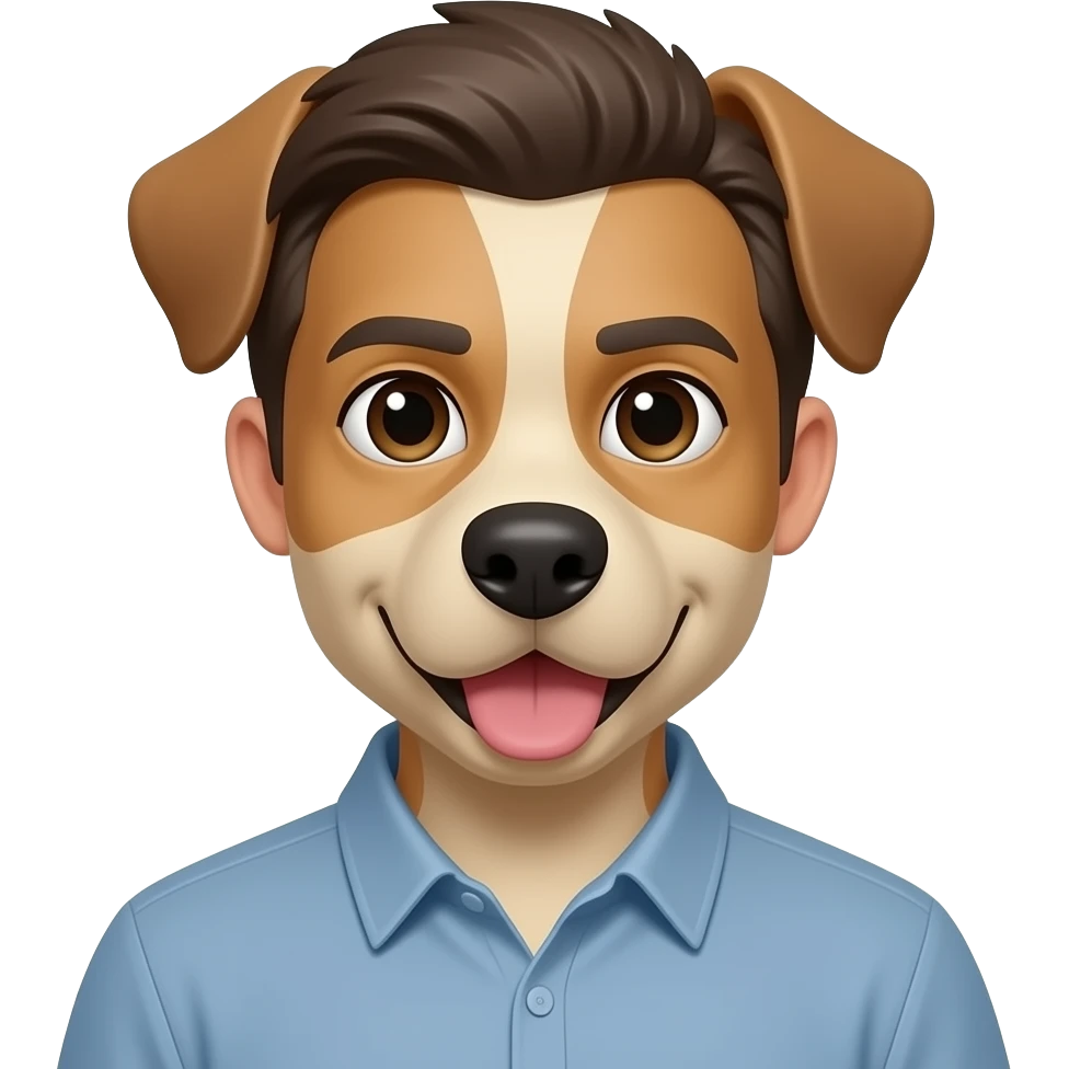 dog man emoji