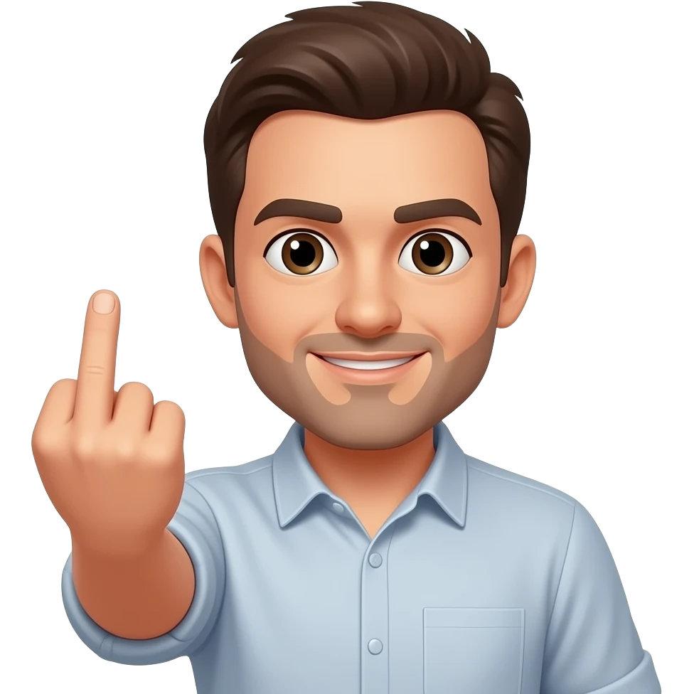 🖕🏻 emoji