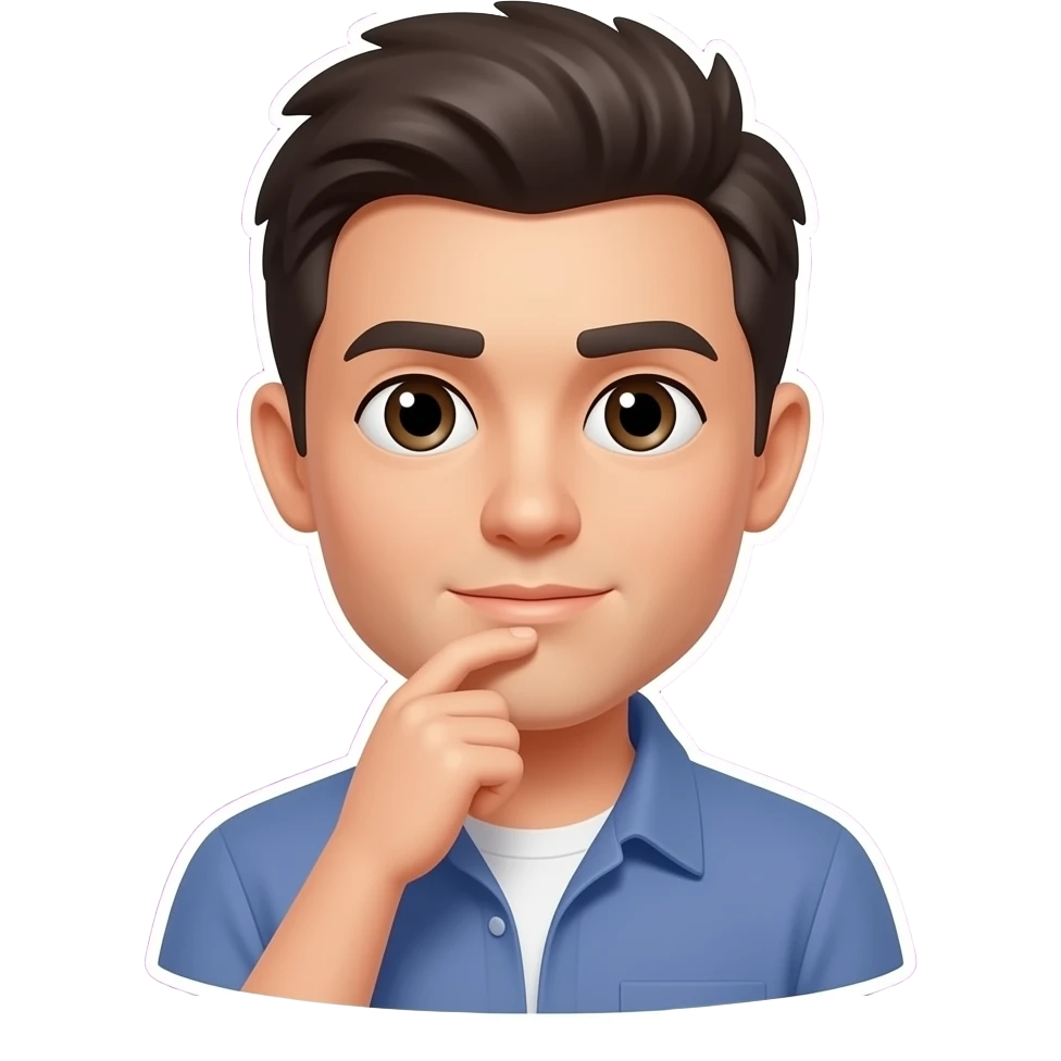 Thinking face emoji with hex code #4D23A4 emoji