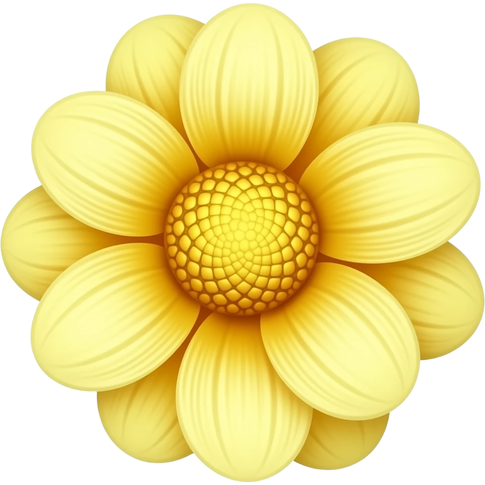 Yellow flower emoji