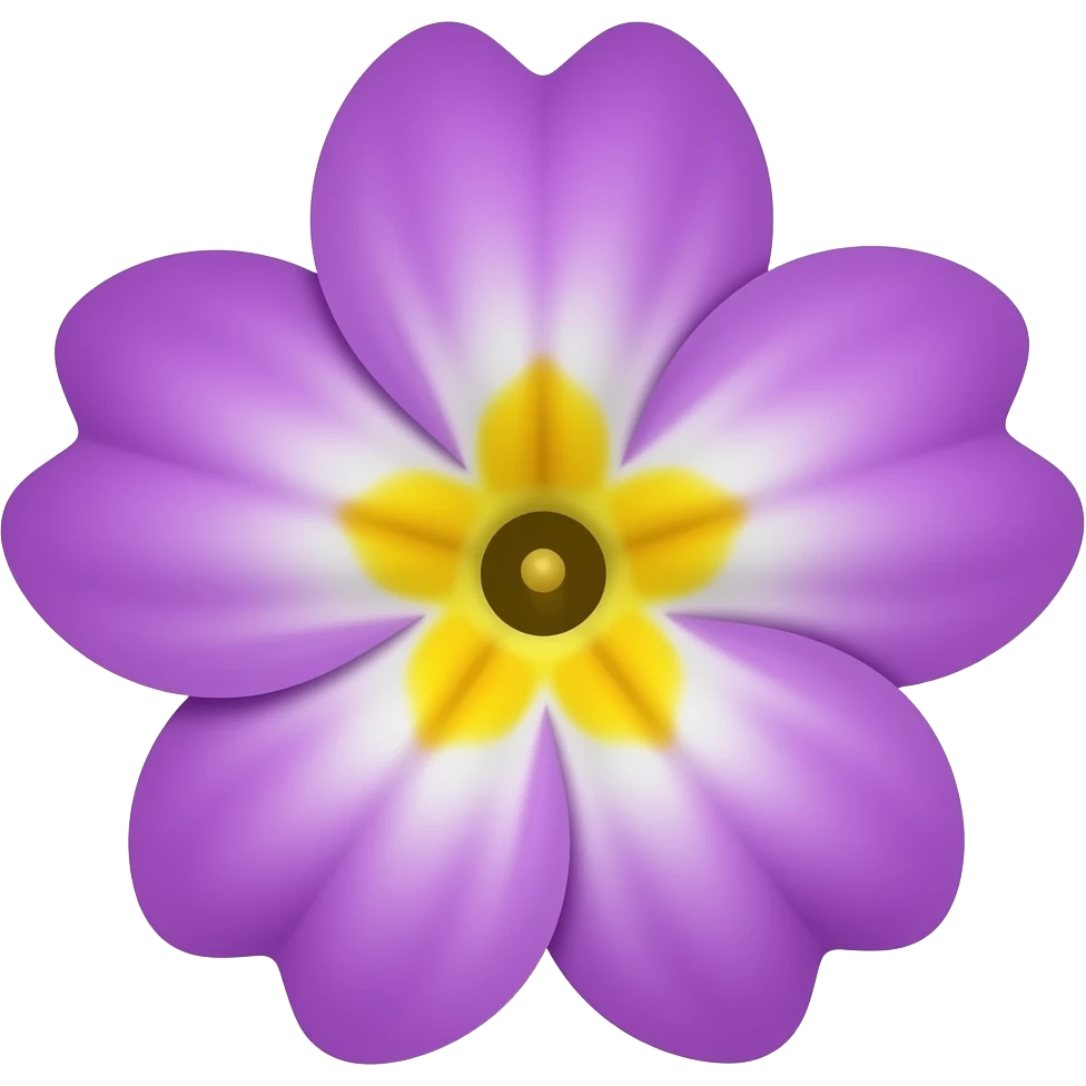нарисуй реалистичную  Primrose emoji
