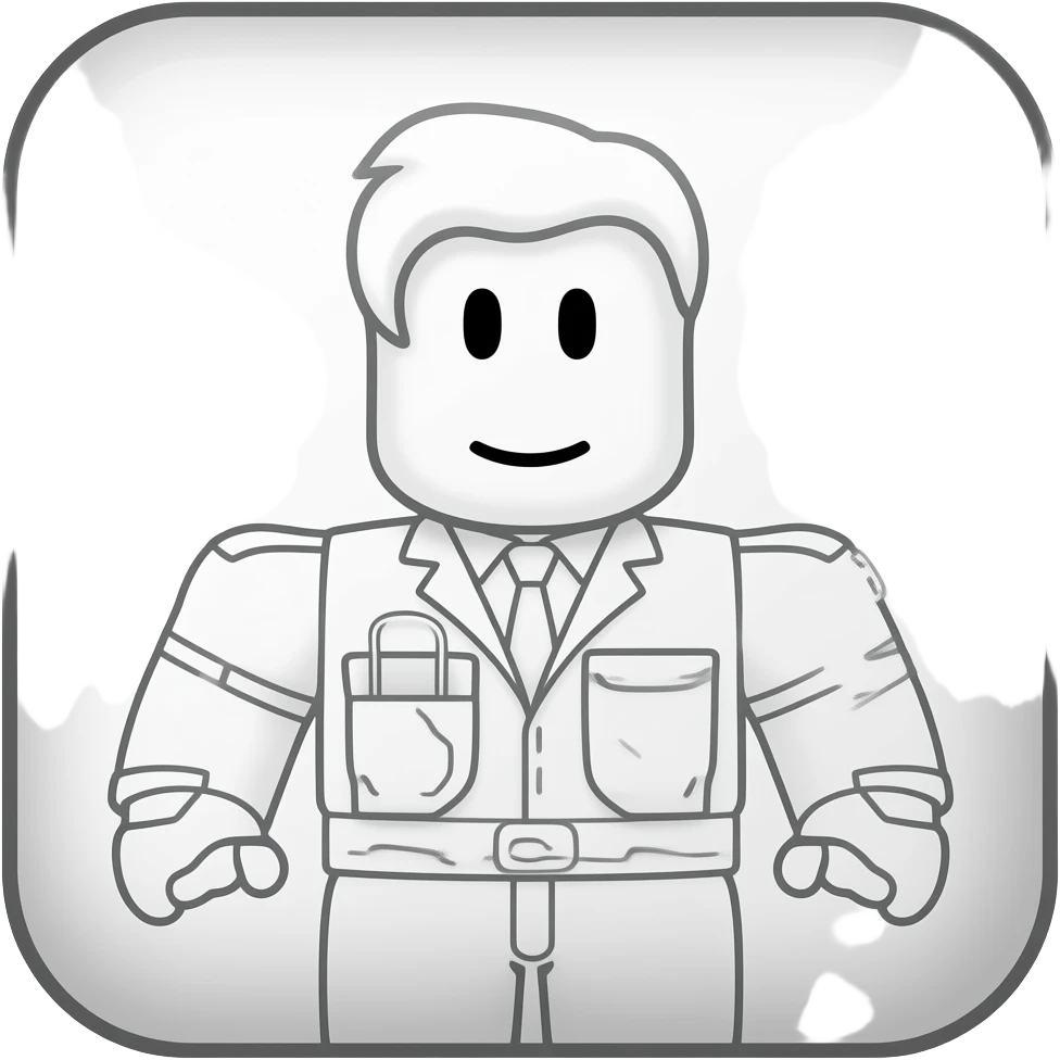 Roblox para colorir logo emoji
