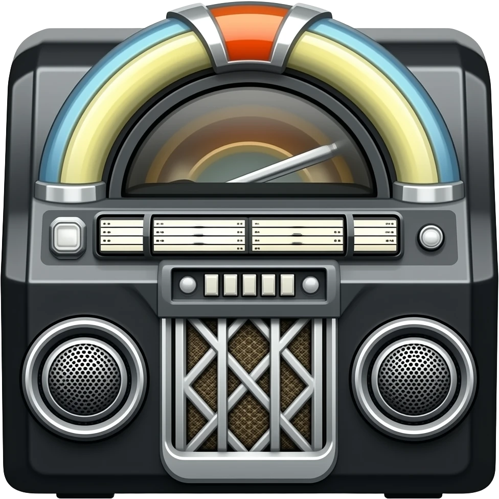 black jukebox emoji